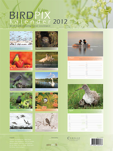 Achterzijde kalender