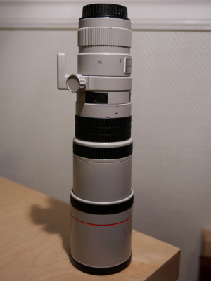 Te koop aangeboden Canon EF 400mm/F 5.6 L USM, gebruikssporen, optisch en mechanisch 100% in orde. Kom zelf even testen, lens wordt niet verstuurd.