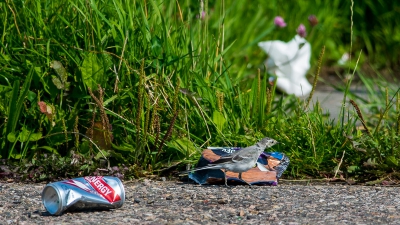 Als je maar lang genoeg tussen de rotzooi kijkt in de natuur kom je toch soms nog een(eveneens) verbaasd vogeltje tegen.