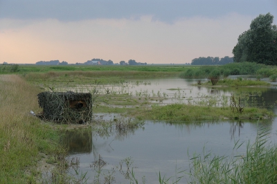 Nog een foto van mijn schuiltentje, deze heeft een veel mooiere sfeer.