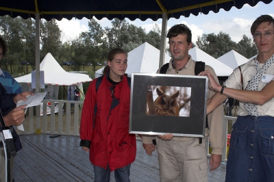 Martijn Snijder en Sarah Schipper, nummer twee vogelfoto wedstrijd categorie digiscoping.