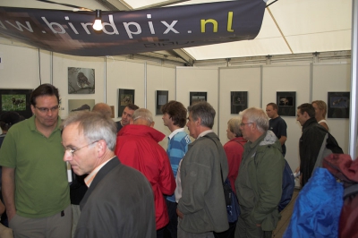 Het liep zondag storm in de Birdpixstand.